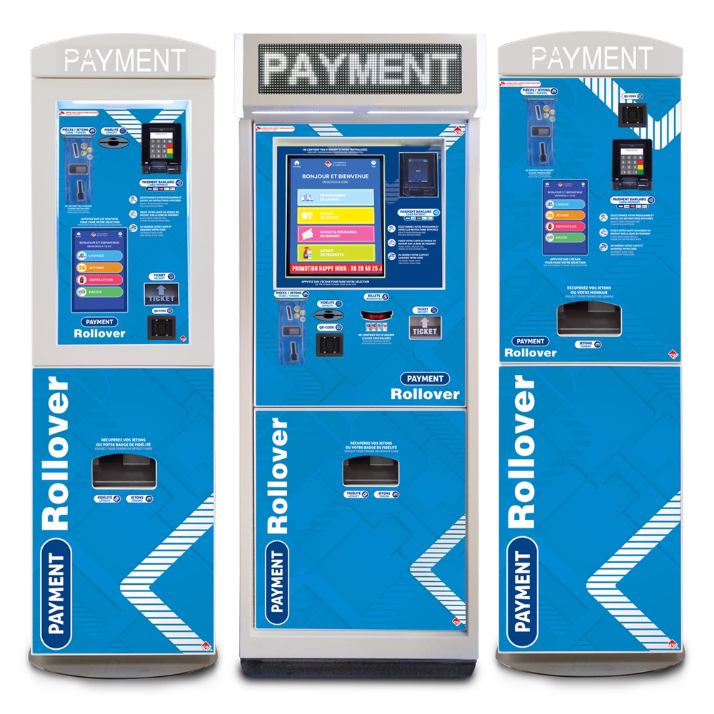 Bornes de paiement portiques